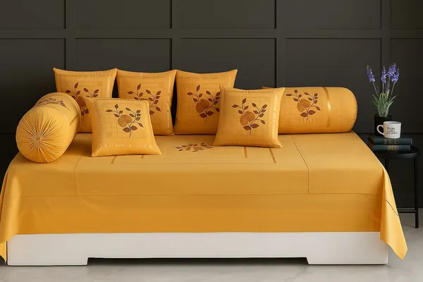 Sunlit_Gold_Quilted_Cotton_Diwan_Set_–_8_Piece
