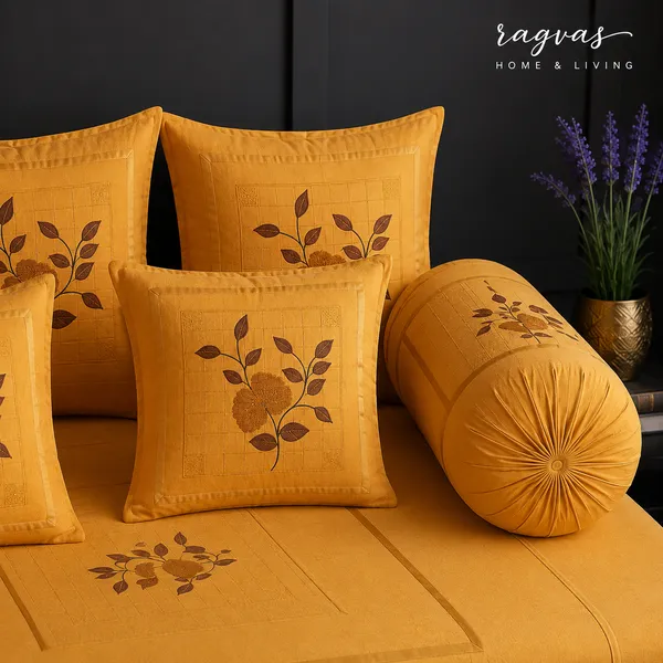 Sunlit_Gold_Quilted_Cotton_Diwan_Set_–_8_Piece