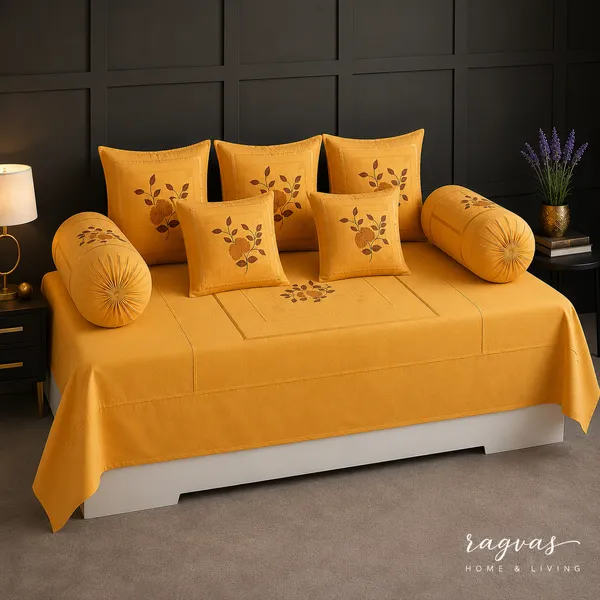 Sunlit_Gold_Quilted_Cotton_Diwan_Set_–_8_Piece