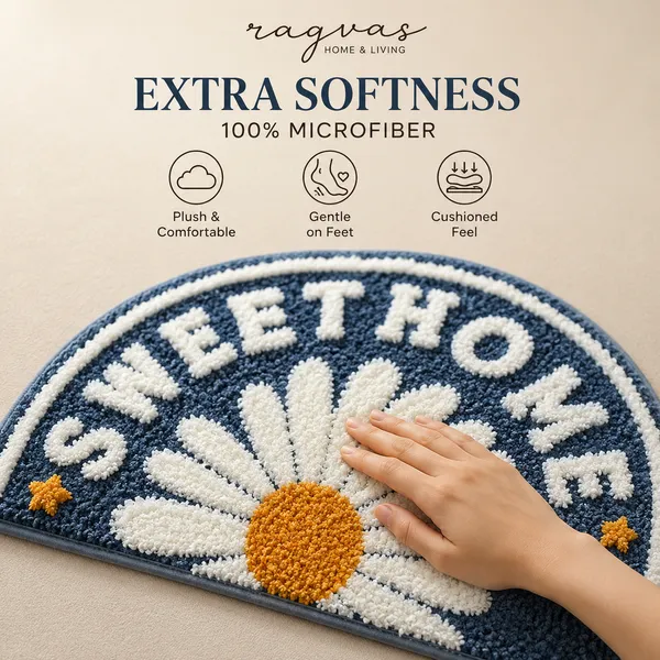 Sweet_Home_Daisy_Microfiber_Doormat_–_40_x_60_cm
