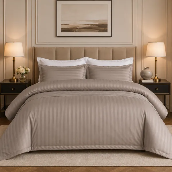 Taupe_Beige_Cotton_Bed_Sheet_Set_For_Bedroom