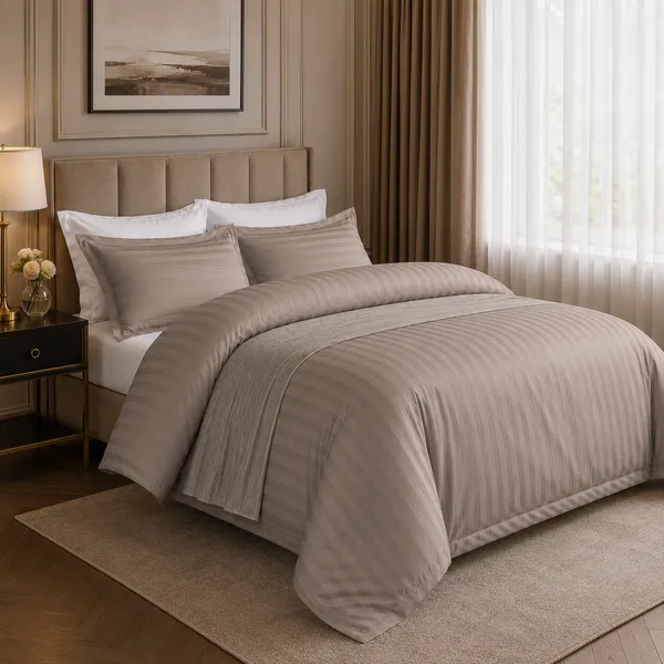 Taupe_Beige_Cotton_Bed_Sheet_Set_For_Bedroom
