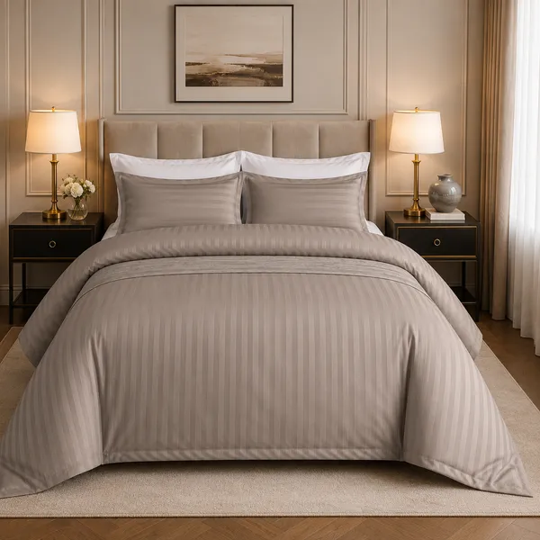 Taupe_Beige_Cotton_Bed_Sheet_Set_For_Bedroom