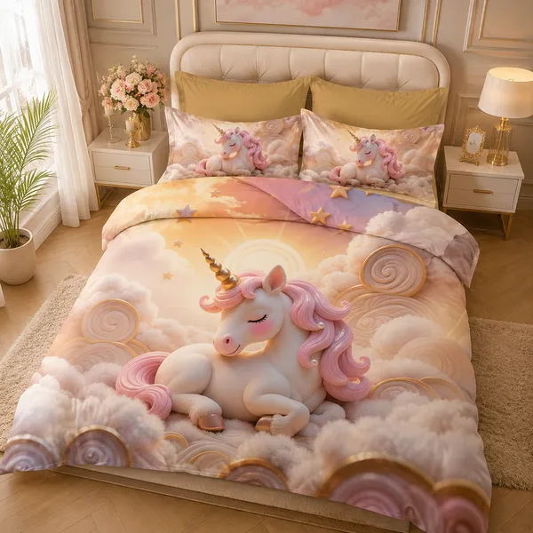 Multicolor_Cotton_7D_Digital_Print_Bedsheet_Set_For_Bedroom
