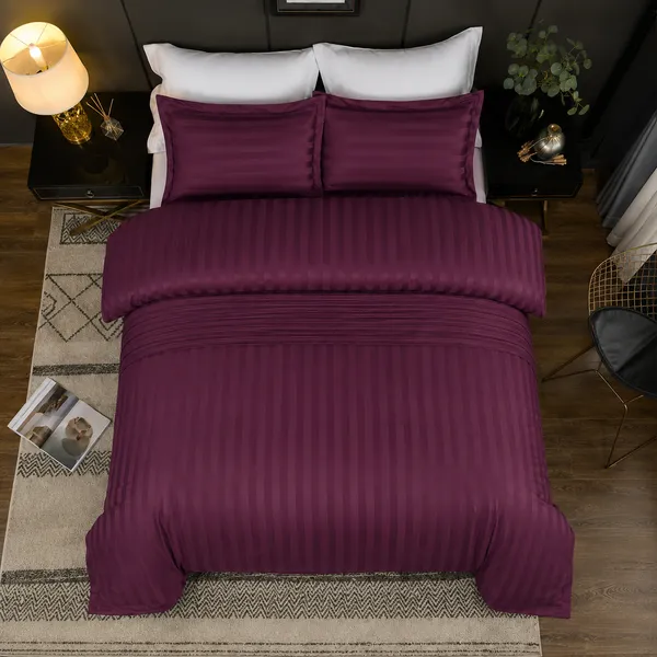 Wine_Plum_Cotton_Bed_Sheet_Set_For_Bedroom