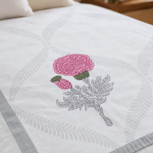 White_Cotton_Hand_Block_Bed_Sheet_Set_For_Bedroom