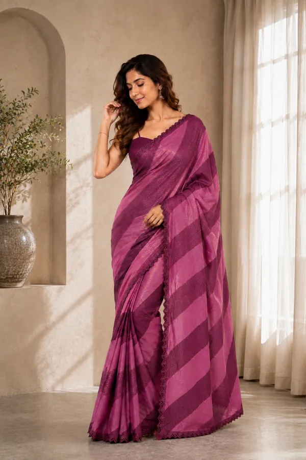 Purple_Printed_Saree_For_Women