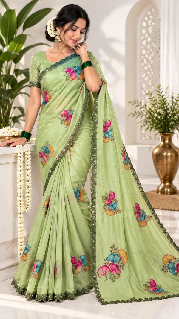 Green_Floral_Embroidered_Saree_for_Women