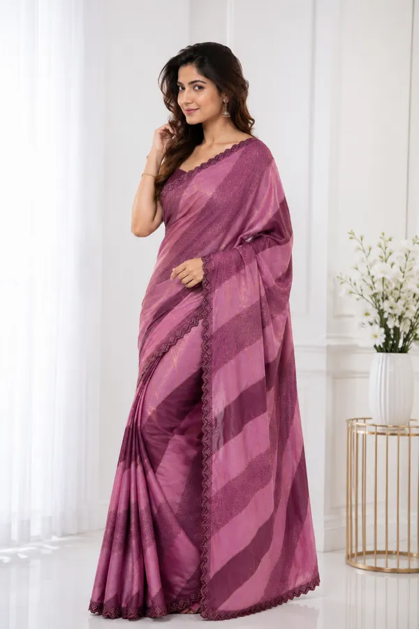 Purple_Printed_Saree_For_Women