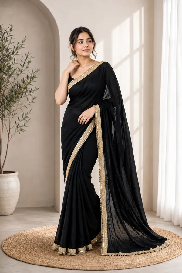 Black_Embellished_Saree_For_Women