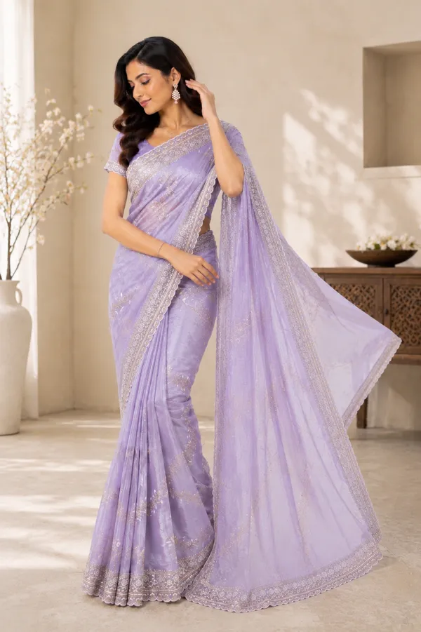 Lavender_Embellished_Saree_for_Women