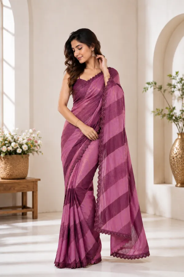 Purple_Printed_Saree_For_Women