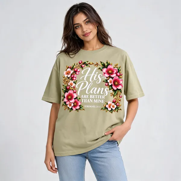 Beige_Cotton_Oversized_His_Plans_Graphic_T-Shirt_For_Women