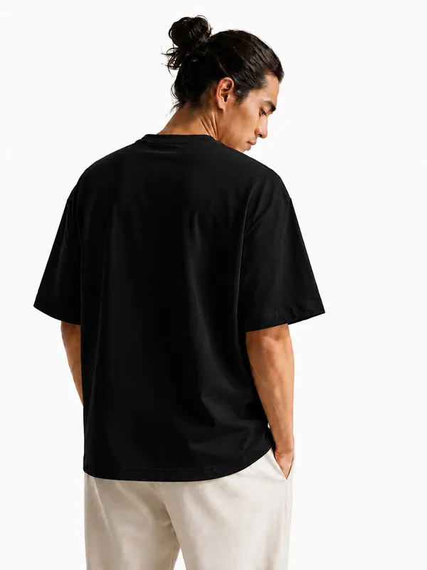 Black_Cotton_I'm_Loving_His_Grace_Printed_T-Shirt_For_Men