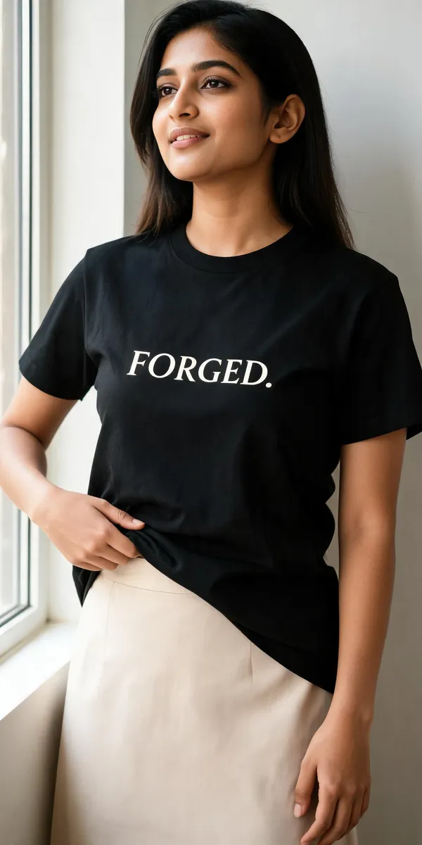 Black_Cotton_Forged_Graphic_Print_T-Shirt_For_Unisex