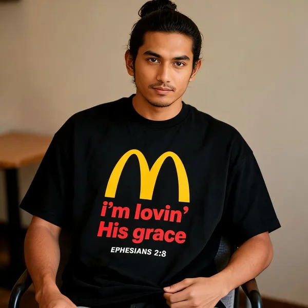 Black_Cotton_I'm_Loving_His_Grace_Printed_T-Shirt_For_Men
