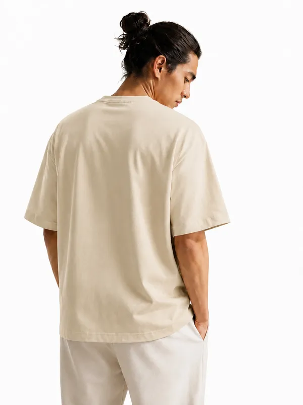 Beige_Cotton_I'm_Loving_His_Grace_Printed_T-Shirt_For_Men