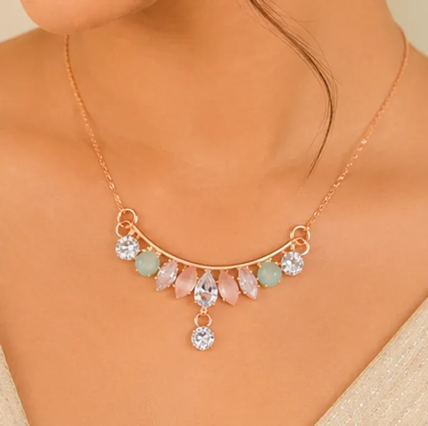 Multicolour_Stone_Crescent_Shaped_Mangalsutra_Pendant_For_Women