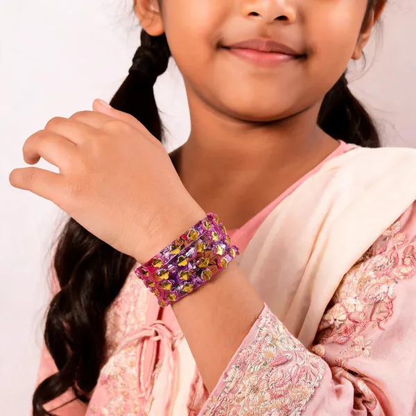 Purple_Fiber_Floral_Embellished_Stacked_Bangle_Set_For_Girls