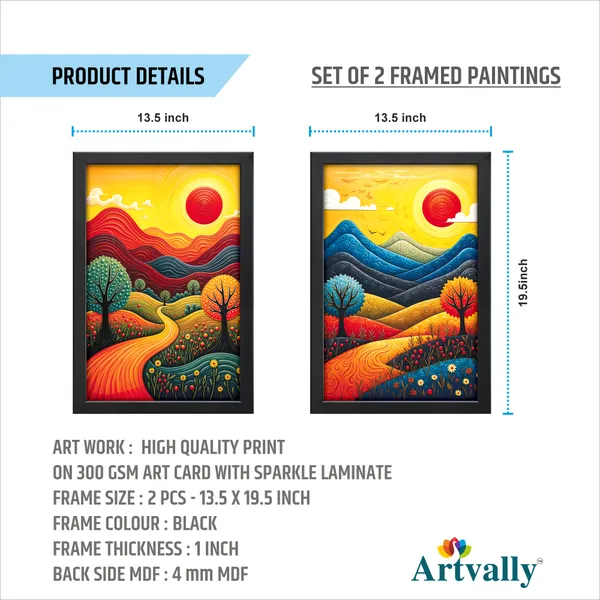 Golden_Horizons_Wall_Paintings_(_Set_of_2)
