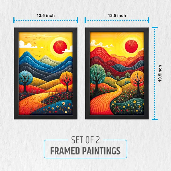 Golden_Horizons_Wall_Paintings_(_Set_of_2)