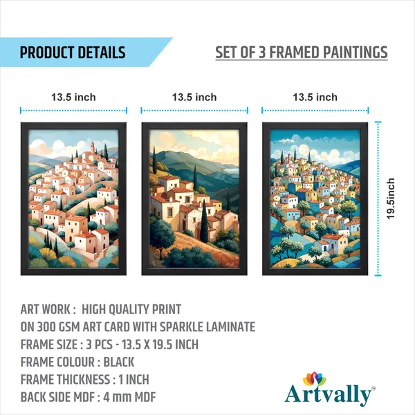 Hillside_Village_Wall_Art_(_Set_of_3)