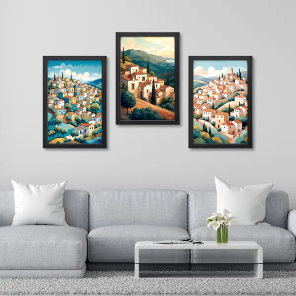 Hillside_Village_Wall_Art_(_Set_of_3)