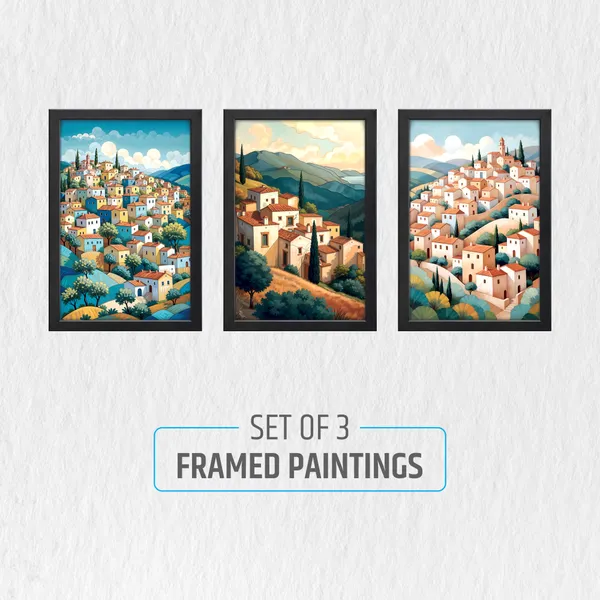 Hillside_Village_Wall_Art_(_Set_of_3)