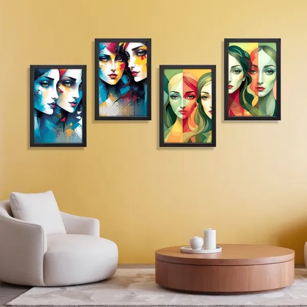 Beautiful_women_Wall_Décor_Paintings_(Set_of_4)