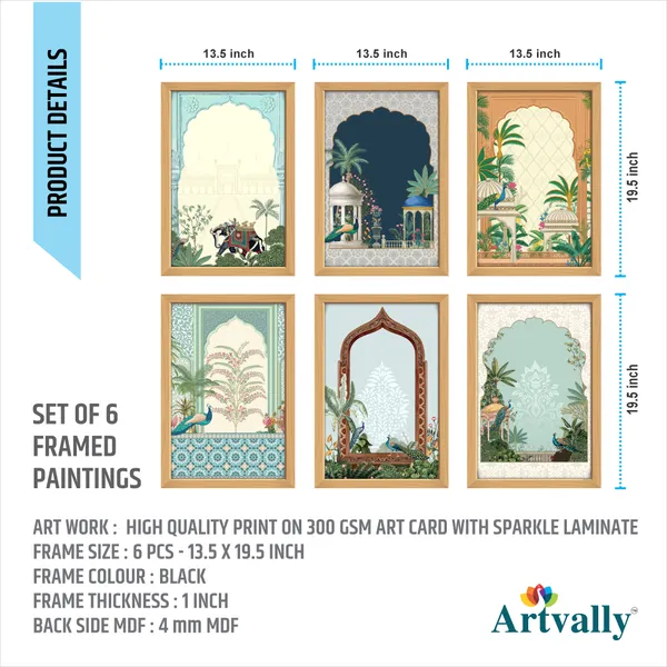 Indian_Palace_Garden_Vintage_Wall_Art_Set_(Set_of_6)
