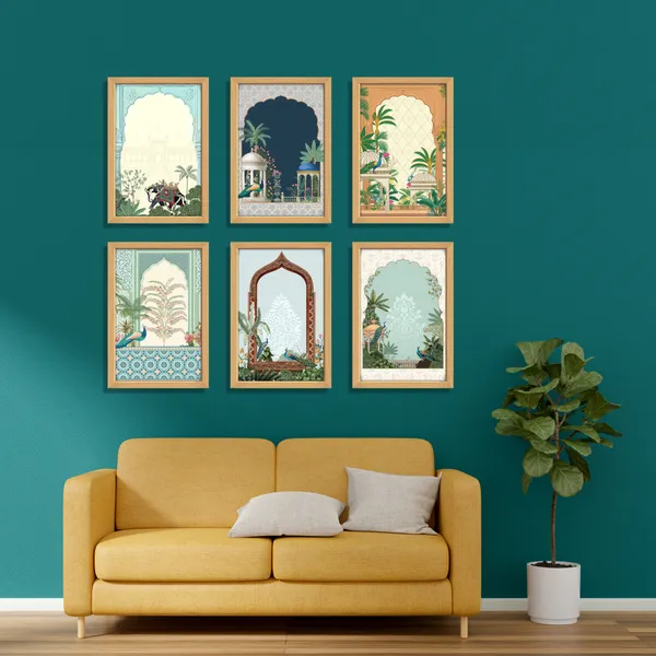 Indian_Palace_Garden_Vintage_Wall_Art_Set_(Set_of_6)