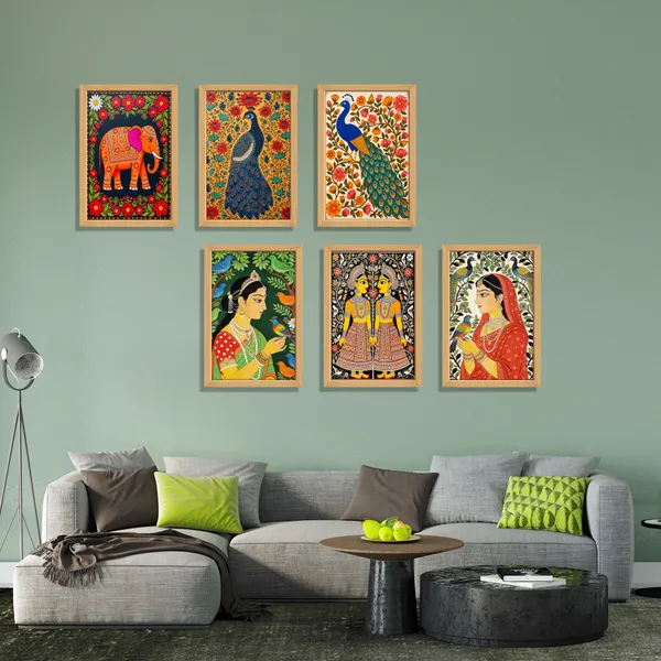 Traditional_Indian_Folk_Art_Wall_Decor_(Set_of_6)