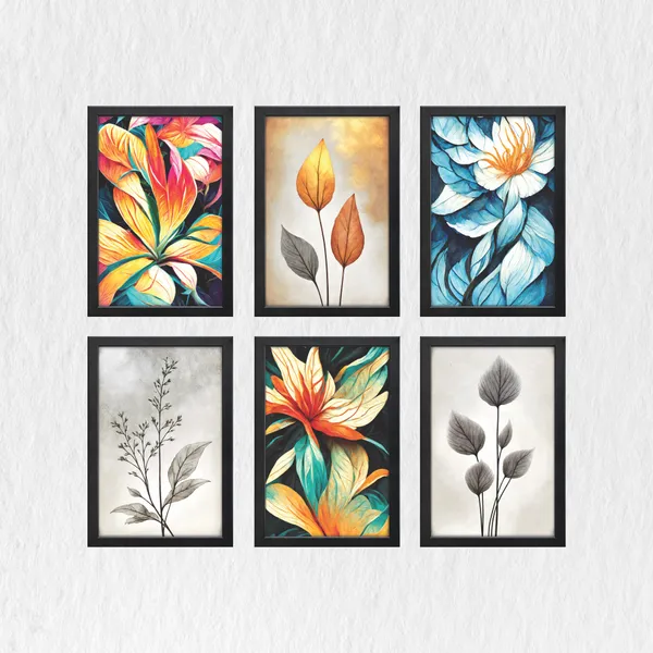 Abstract_Flower_wall_Painting_(Set_of_6)