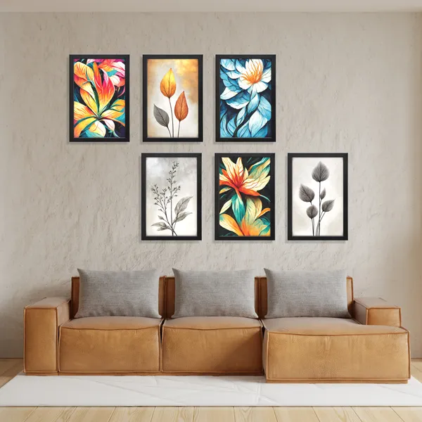 Abstract_Flower_wall_Painting_(Set_of_6)