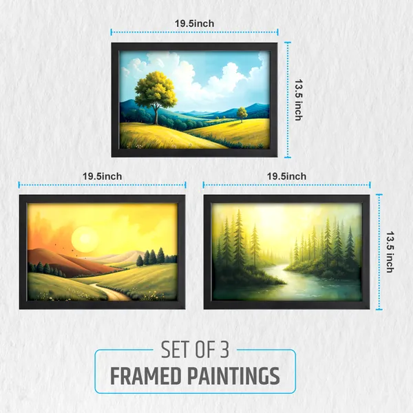 Nature’s_Golden_Glow_Wall_Painting_(_Set_of_3)