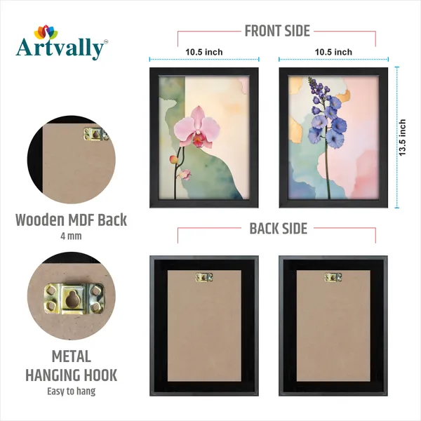 Floral_Wall_Art_Home_Décor_Framed_Wall_Painting_(Set_of_2)