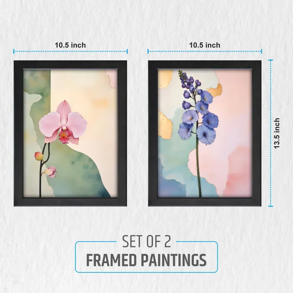 Floral_Wall_Art_Home_Décor_Framed_Wall_Painting_(Set_of_2)