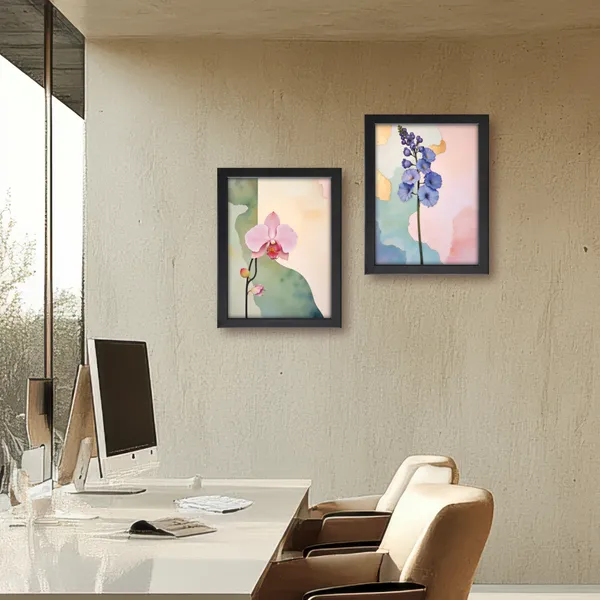 Floral_Wall_Art_Home_Décor_Framed_Wall_Painting_(Set_of_2)