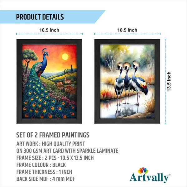 Peacock_Wall_Decor_Framed_Wall_Painting_(Set_of_2)