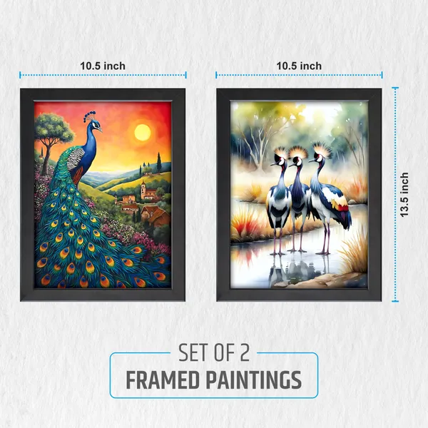 Peacock_Wall_Decor_Framed_Wall_Painting_(Set_of_2)