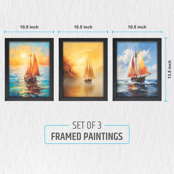 Golden_Sunset_Sailboat_Wall_Painting_(Set_of_3)