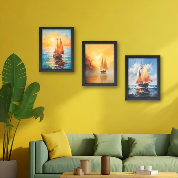 Golden_Sunset_Sailboat_Wall_Painting_(Set_of_3)