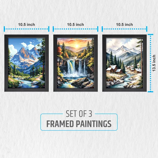 Mountain_River_&_Waterfall_Scenic_Canvas_Paintings_(Set_of_3)
