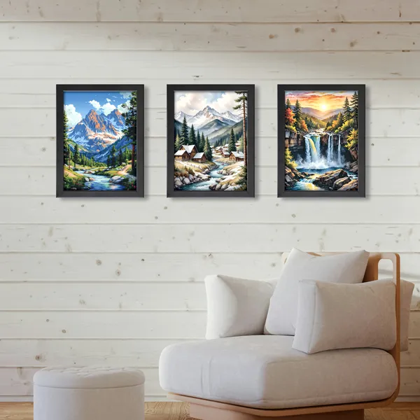Mountain_River_&_Waterfall_Scenic_Canvas_Paintings_(Set_of_3)