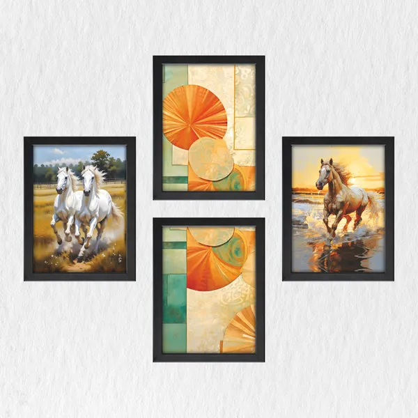 Horse_Wall_Décor_Paintings_(Set_of_4)