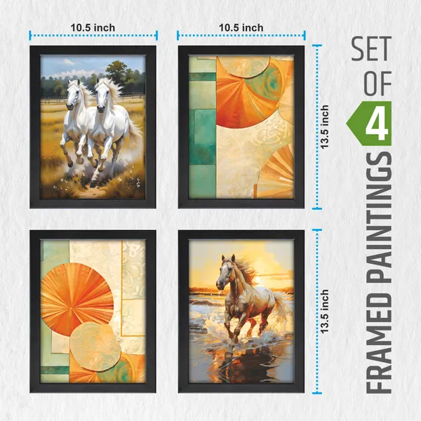Horse_Wall_Décor_Paintings_(Set_of_4)