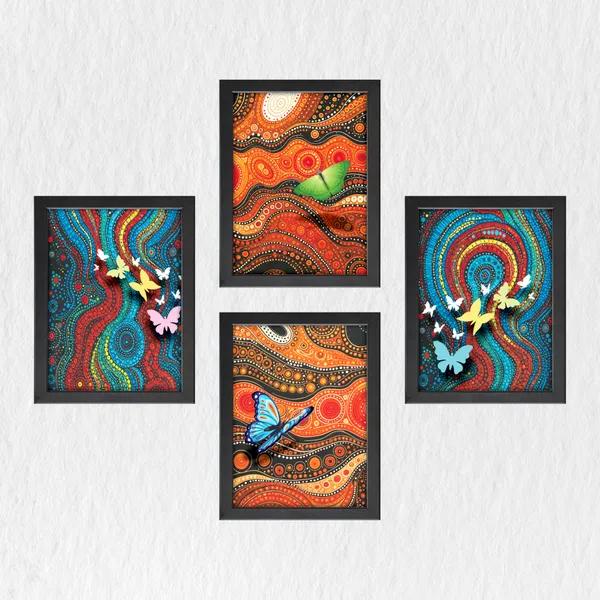 Butterfly_Tribal_Dot_Painting_Set_(Set_of_4)
