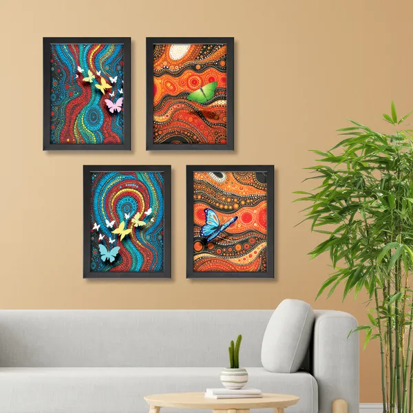 Butterfly_Tribal_Dot_Painting_Set_(Set_of_4)