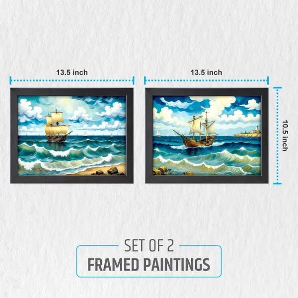 Ship_on_The_River_Landscape_Painting_(Set_of_2)
