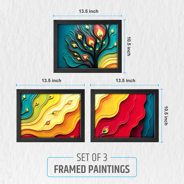 Peacock_Inspired_Abstract_Flow_Wall_Decor_(_Set_of_3)
